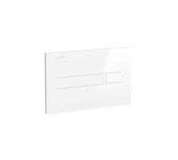 LAUFEN AW3 plaque de commande électronique, verre, sans contact, Dual-Flush, 252x13x162mm, H8956630000001, Couleur: Blanc