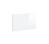 LAUFEN AW4 plaque de commande électronique, verre, sans contact, Dual-Flush, 252x15x162mm, H8956640000001, Couleur: Blanc