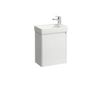 LAUFEN BASE 2.0 bâti-support pour lavabo, 1 porte, charnières à droite, SoftClose, pour H815954, 454x262x522mm, H4112321082611, Couleur: Blanc brillant