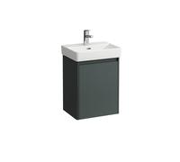 LAUFEN BASE 2.0 bâti-support pour lavabo, 1 porte, charnières à droite, SoftClose, pour H815961, 454x320x522mm, H4112221082661, Couleur: Trafic gris
