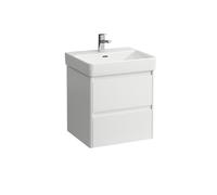 LAUFEN BASE 2.0 bâti-support pour lavabo, 2 tiroirs, SoftClose, système de rangement inclus, pour H810962, 521x446x515mm, H4112421082611, Couleur: Blanc brillant