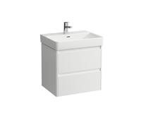 LAUFEN BASE 2.0 bâti-support pour lavabo, 2 tiroirs, SoftClose, système de rangement inclus, pour H810963, 572x446x515mm, H4112721082601, Couleur: Blanc mat