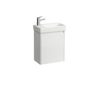 LAUFEN Set complet 480, lave-mains Pro S, 1 trou de robinetterie à gauche, avec trop-plein, incl. meuble sous-lavabo BASE 2.0, 1 porte à gauche, 480x280x680mm, H8659652601041, Couleur: Blanc mat
