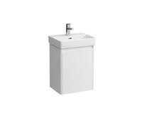 LAUFEN BASE 2.0 bâti-support pour lavabo, 1 porte, charnières à gauche, SoftClose, pour H815961, 454x320x522mm, H4112211082601, Couleur: Blanc mat