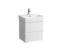 LAUFEN BASE 2.0 pour meuble sous-lavabo VAL, 2 tiroirs, système de rangement inclus, pour H810282, 521x400x515mm, H4113621082611, Couleur: Blanc brillant