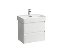 LAUFEN BASE 2.0 pour meuble sous-lavabo VAL, 2 tiroirs, système de rangement inclus, pour H810284, 621x400x515mm, H4113921082611, Couleur: Blanc brillant