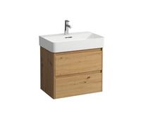 LAUFEN BASE 2.0 pour meuble sous-lavabo VAL, 2 tiroirs, système de rangement inclus, pour H810284, 621x400x515mm, H4113921082671, Couleur: ChÃªne sauvage