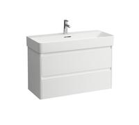 LAUFEN BASE 2.0 pour meuble sous-lavabo VAL, 2 tiroirs, système de rangement inclus, pour H810287, 920x400x515mm, H4114121082601, Couleur: Blanc mat