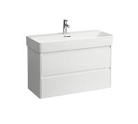 LAUFEN BASE 2.0 pour meuble sous-lavabo VAL, 2 tiroirs, système de rangement inclus, pour H810287, 920x400x515mm, H4114121082611, Couleur: Blanc brillant