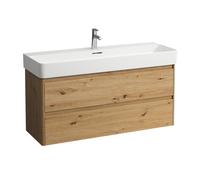 LAUFEN BASE 2.0 pour meuble sous-lavabo VAL, 2 tiroirs, système de rangement inclus, pour H810289, 1168x400x515mm, H4114221082671, Couleur: ChÃªne sauvage