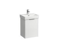 LAUFEN Base Armoire sous lavabo, charnière à droite, 415x320x530mm, pour lavabo H815961, H4021121102601, Couleur: Neige (blanc mat)