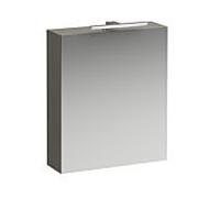 LAUFEN Base H4027521102621 miroir LED H4027521102621 60x70x18,5cm, orme clair, butée à droite