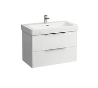 LAUFEN Base Meuble sous-lavabo, 2 tiroirs, 810x440x530mm, pour lavabo H813965, H4023921102601, Couleur: Neige (blanc mat)