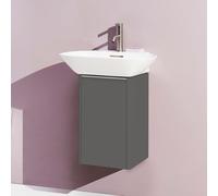 LAUFEN BASE pour INO H4030221102661 match0 H4030221102661 31,5x51,5cm, porte, charnière à droite, poignée en aluminium anodisé, gris signalisation
