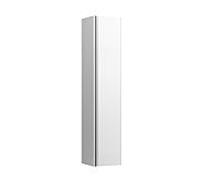 Laufen Base pour Ino Hochschrank, 1 porte, charniÃšres Ã droite, poignÃ©e en aluminium noir, H403034110, Coloris: Blanc brillant - H4030341102611