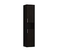 Laufen Base Armoire haute, 2 portes, charniÃšres Ã gauche, plateau ouvert, 350x335x1650mm, H402691110, Coloris: Orme foncÃ© - H4026911102631