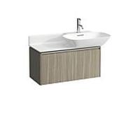 Laufen Base pour meuble sous-lavabo Ino, 1 tiroir, poignée en aluminium anodisé, pour WT 81330 1/2, H403001110, Coloris: LumiÚre d'orme - H4030011102621