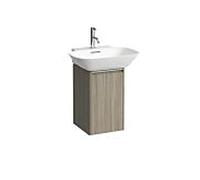 LAUFEN BASE pour H4030211102621 INO H4030211102621 31,5x51,5cm, porte, charnière gauche, poignée aluminium anodisé, Ulme hell