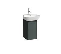 LAUFEN BASE pour INO H4030141102661 match0 H4030141102661 29,5x51,5cm, porte, charnière à droite, poignée aluminium noir, gris signalisation