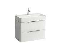 LAUFEN Base pour meuble sous-lavabo Val, 2 tiroirs, 735x390mm, H4023521102601, Couleur: Neige (blanc mat)