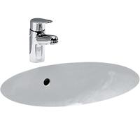 Laufen Birova lavabo 49x35.5 cm ovale sous plan blanc brillant H8111910000001