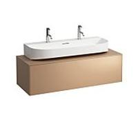Tiroir Sonar courant, 1 tiroir, convient pour le lavabo H816347, découpe au milieu pour le lavabo, H4054610340411, Couleur: Cuivre