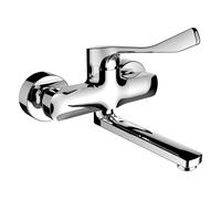 LAUFEN CityPro Liberty Mitigeur mural pour lavabo, apparent, bec pivotant, saillie 225mm, HF500923100694