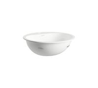 LAUFEN CLASSICS Lavabo à encastrer par le haut, rond, 1 trou pour robinet, sans trop-plein, 475x475x186mm, blanc brillant, H517CL60001111