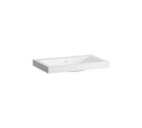 LAUFEN CLASSICS Vasque, rectangulaire, 1 trou pour robinet, avec trop-plein, 800x500x111mm, blanc brillant, H512CL70001041