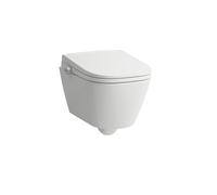 LAUFEN Cleanet Meda WC suspendu, avec WC douche à poser, Silent Flush, sans rebord, chasse d'eau basse, 370x540mm, H604110000S002