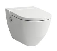 LAUFEN WC douche Navia Cleanet, lavable 4,5/3 Betteres, sans rebord, sans rebord, 37x58 cm, H8206017570001, Couleur: blanc mat