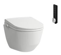 Laufen Cleanet Pro toilette lavante avec bouton de commande suspendue sans collerette blanc H600890000S002