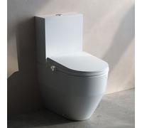 LAUFEN Cleanet Pro WC japonais au sol avec abattant, H602890000S002,