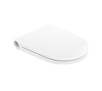 SiÚge de WC Laufen Cleanet Riva, avec couvercle, avec dispositif dabaissement automatique, sans contrÎleur, sans couvercle latéral, 490x380mm, H891691, Coloris: Blanc Mat - H8916917570001