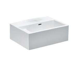 LAUFEN College lavabo, lavabo pour salle de classe, 1 trou de robinetterie au centre du lavabo intérieur, sans trop-plein, 600x455mm, H8576000005031