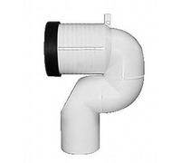 Laufen Courir avec sortie verticale Coude de sortie spÃ©cial pour distance murale 220 - 350 mm - H8990250000001