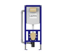 LAUFEN CW104 Système dinstallation, pour WC suspendus, kit daérateur de tuyau, réducteur de débit réglable, H9201040000001
