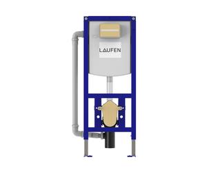 LAUFEN CW104 Système dinstallation, pour WC suspendus, kit daérateur de tuyau, réducteur de débit réglable, H9201040000001
