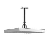 LAUFEN Ensemble de douche de pluie, 202x202mm, avec bras de douche, montage au plafond, chromé, HF960107100001