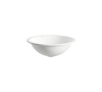 Lavabo encastré Laufen FORM H513FM30001121 400 x 400 x 140 mm, rond, sans perçage pour robinetterie, sans trop-plein, blanc