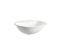LAUFEN FORM lavabo à encastrer par le dessus, rond, 1 trou pour robinet, sans trop-plein, 450x450x163mm, blanc brillant, H517FM50001111