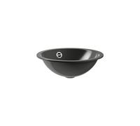 LAUFEN FORM Lavabo à encastrer par le dessus, rond, sans trou pour robinet, sans trop-plein, 400x400x140mm, H517FM30191121, Couleur: Fer noir