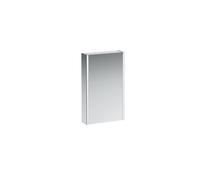 LAUFEN Frame 25 armoire de toilette, éclairage vertical, arrêt à gauche, 750x150x450, H4083019001451, Exécution: verre blanc / arrière laqué