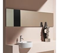 Laufen Miroir Châssis 25 H4474109001441 700×25×1800 mm sans éclairage cadre alu anodisé