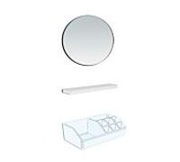 LAUFEN Frame 25 set d'accessoires 4906009000001 avec Miroirs cosmétiques , bande magnétique, bol