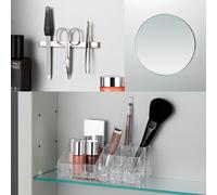 LAUFEN FRAME 25 Set d'accessoires, Miroir de soins de beauté, barre magnétique, organiseur, H4906009000001