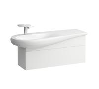 LAUFEN Il Bagno Alessi Meuble sous-lavabo, découpe du siphon à gauche, 995x320x440mm, 1 tiroir, H4304210979901, Couleur: Specialcolor