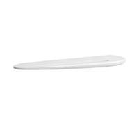 LAUFEN ILBAGNOALESSI Tablette, avec fente pour serviette, 630x175x50mm, H8709720000001, Couleur: Blanc