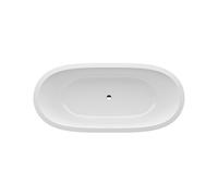 LAUFEN ILBAGNOALESSI Baignoire en fonte minérale à encastrer 1780x820x460mm, sans éclairage sous-marin, blanc, H2459710000001