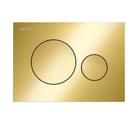 Laufen Ineo bouton de chasse d'eau pour WC doré H9001140010001